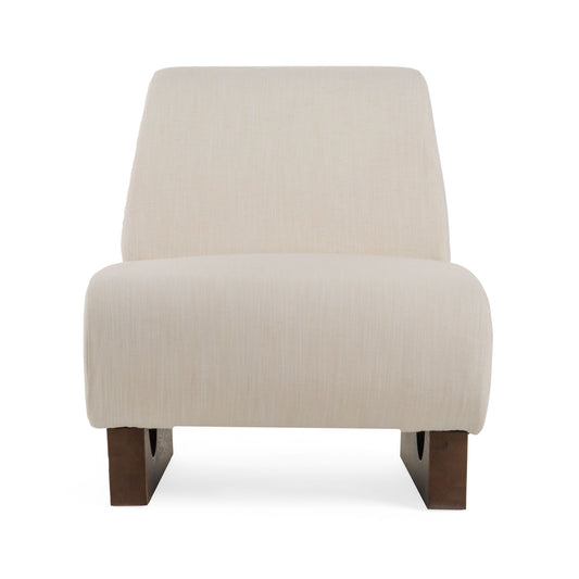 Modrest Barbara - Modern Off-White Accent Chair - Stylish and Comfortable Seating for Any Room