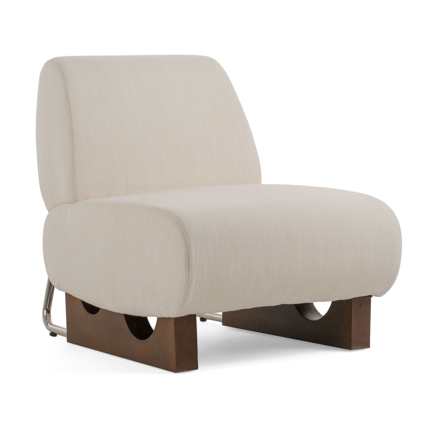 Modrest Barbara - Modern Off-White Accent Chair - Stylish and Comfortable Seating for Any Room