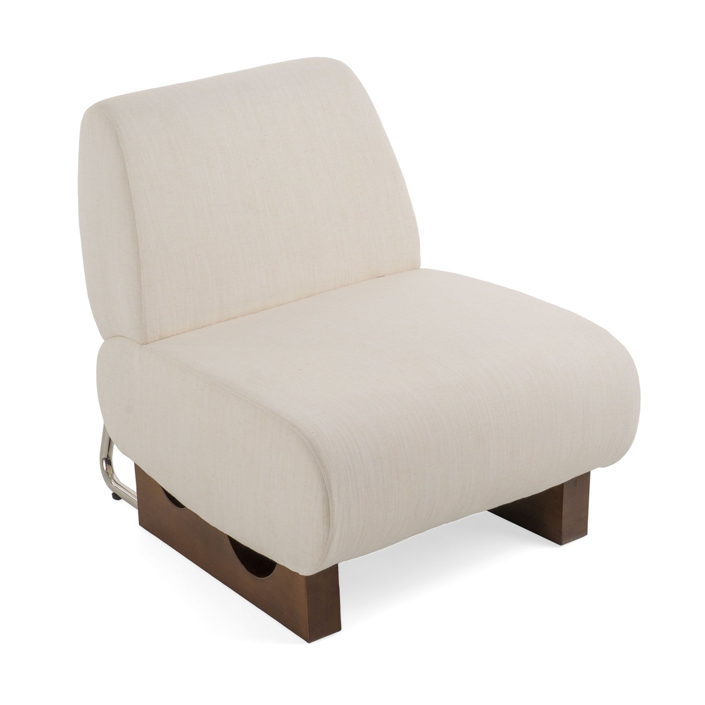Modrest Barbara - Modern Off-White Accent Chair - Stylish and Comfortable Seating for Any Room