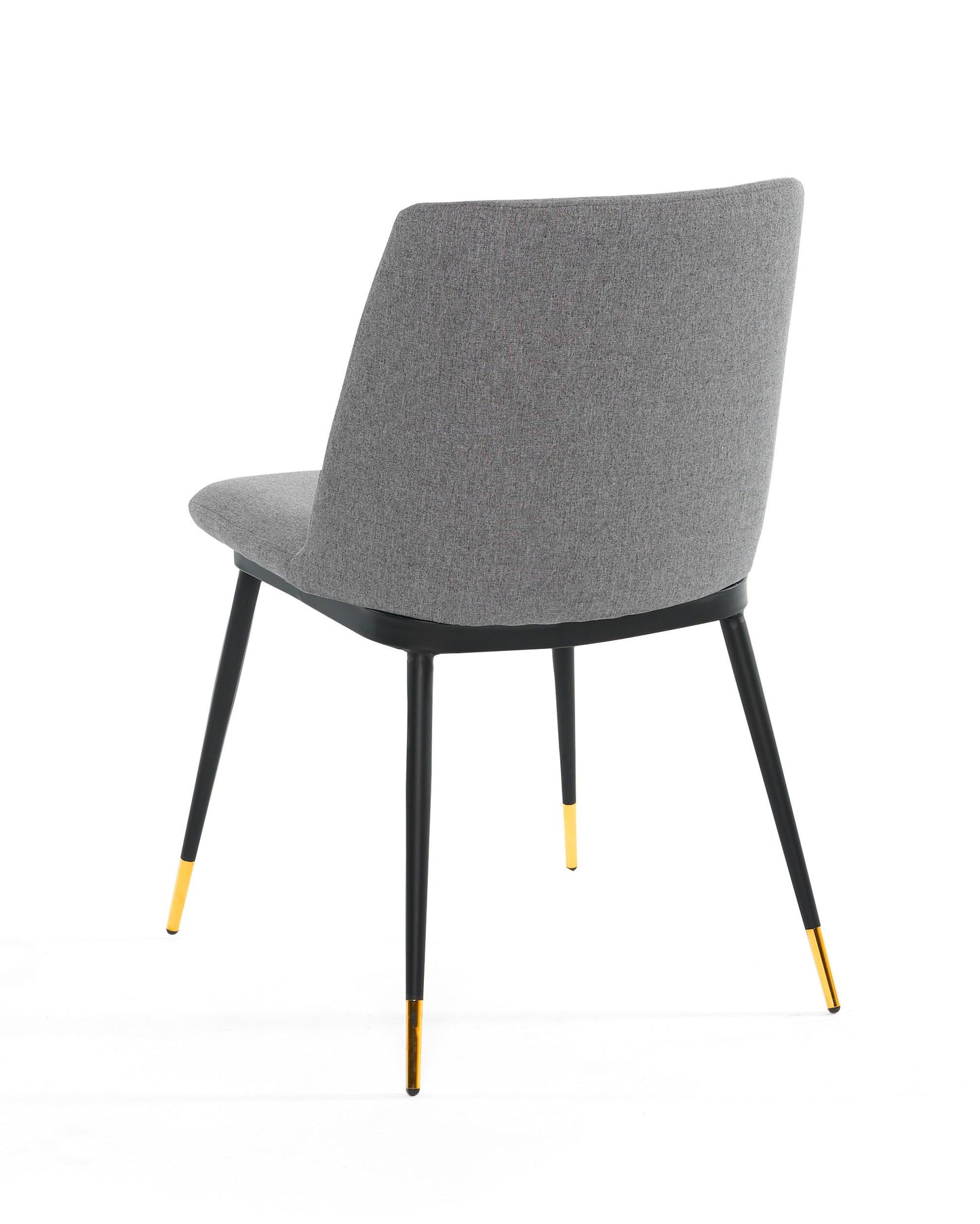 Modrest Batson Modern Grey Fabric Dining Chair (Set of 2)
