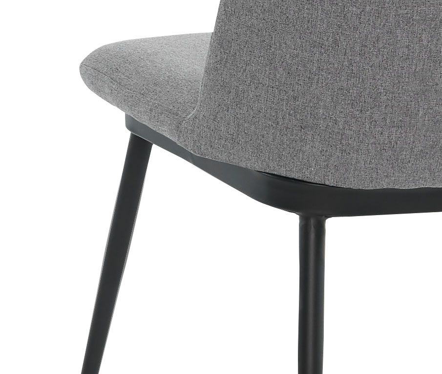 Modrest Batson Modern Grey Fabric Dining Chair (Set of 2)