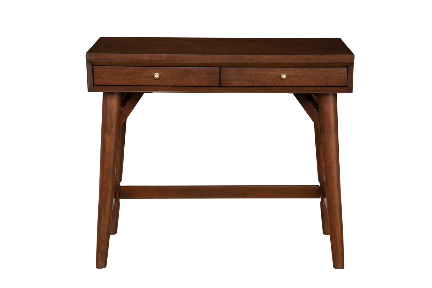 Flynn Mini Desk in Rich Walnut – Compact and Stylish Workspace for Modern Homes