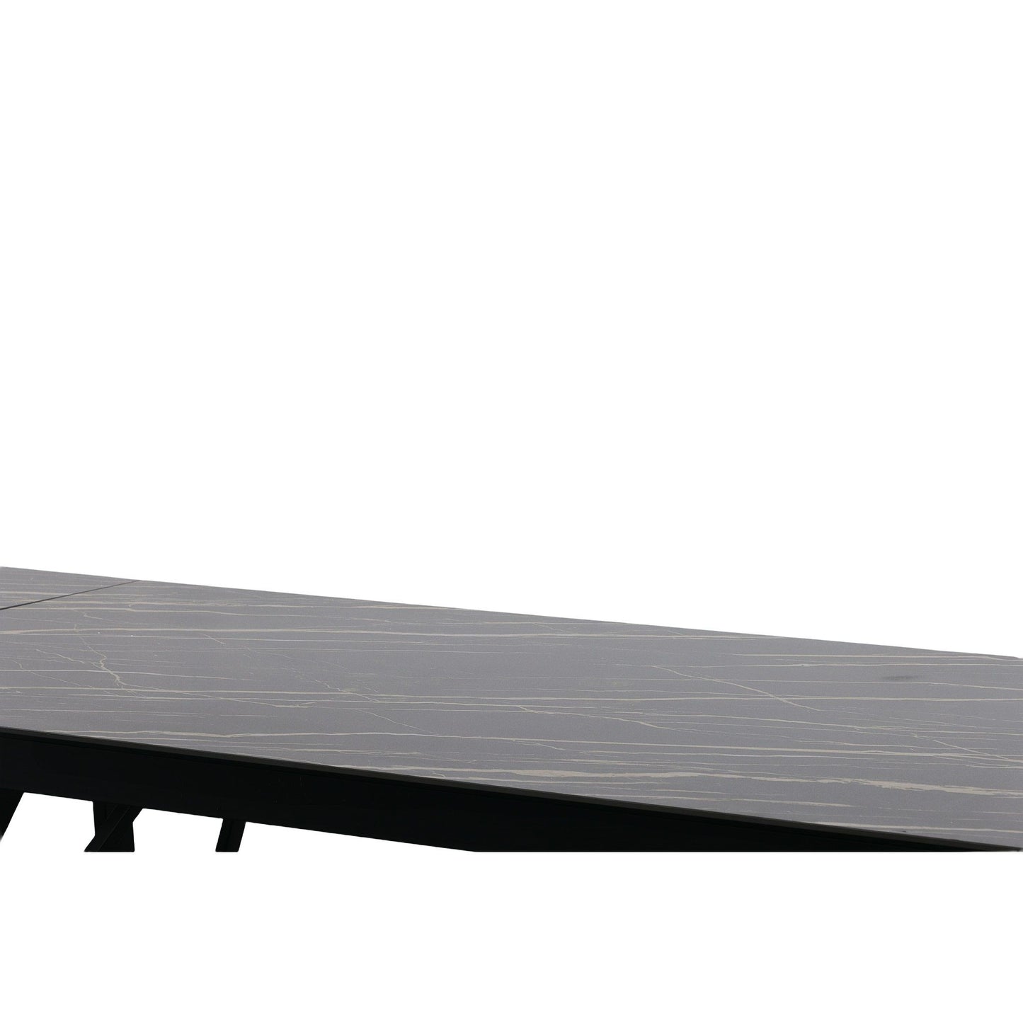 Modrest Bobby - Modern Black Ceramic Extendable Dining Table