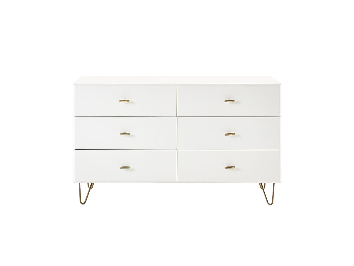 Bryan White Gloss Dresser