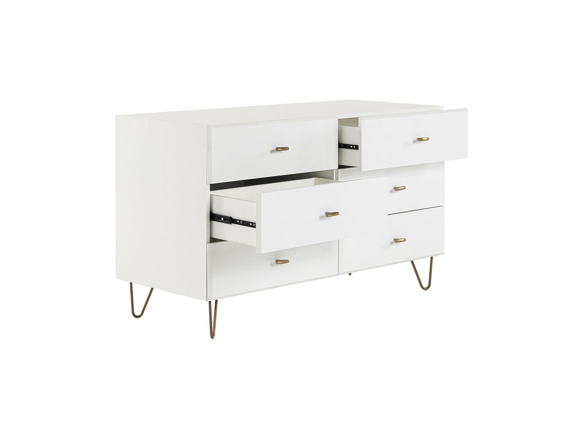 Bryan White Gloss Dresser