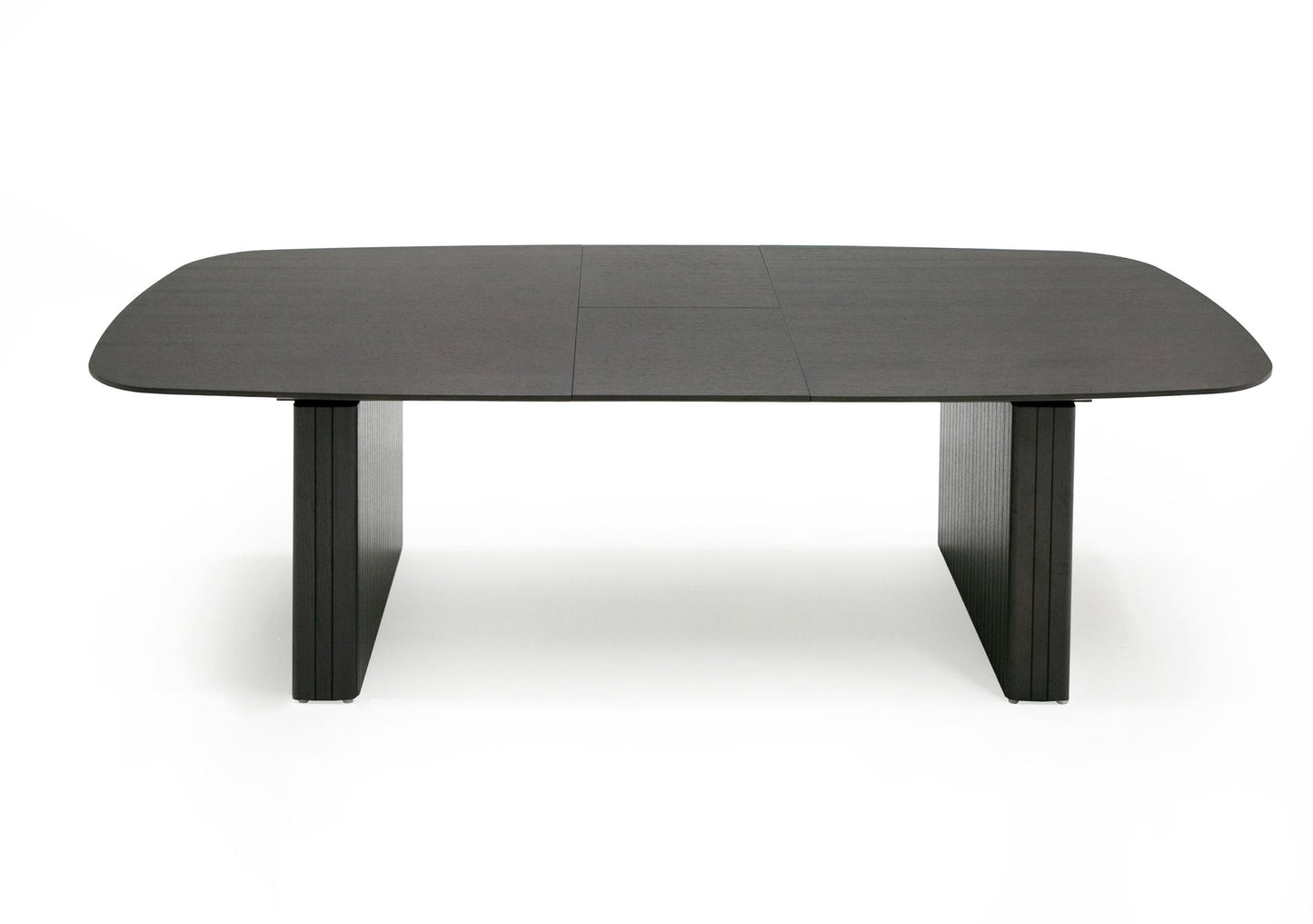 Modrest Calhoun Modern Smoked Oak Extendable Dining Table