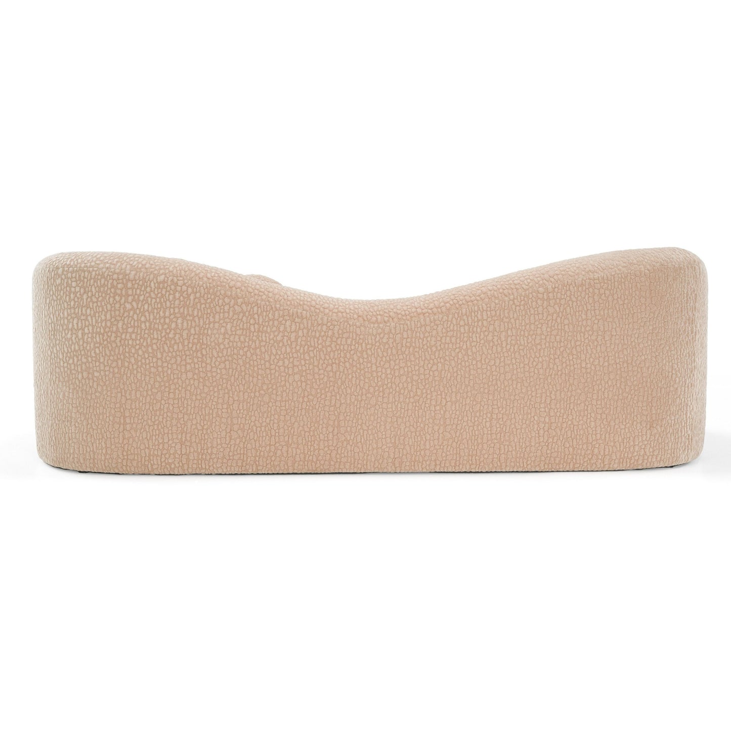 Divani Casa Calico Contemporary Tan Fabric 3-Seat Sofa - Elegant & Comfortable Sofa for Modern Living Spaces