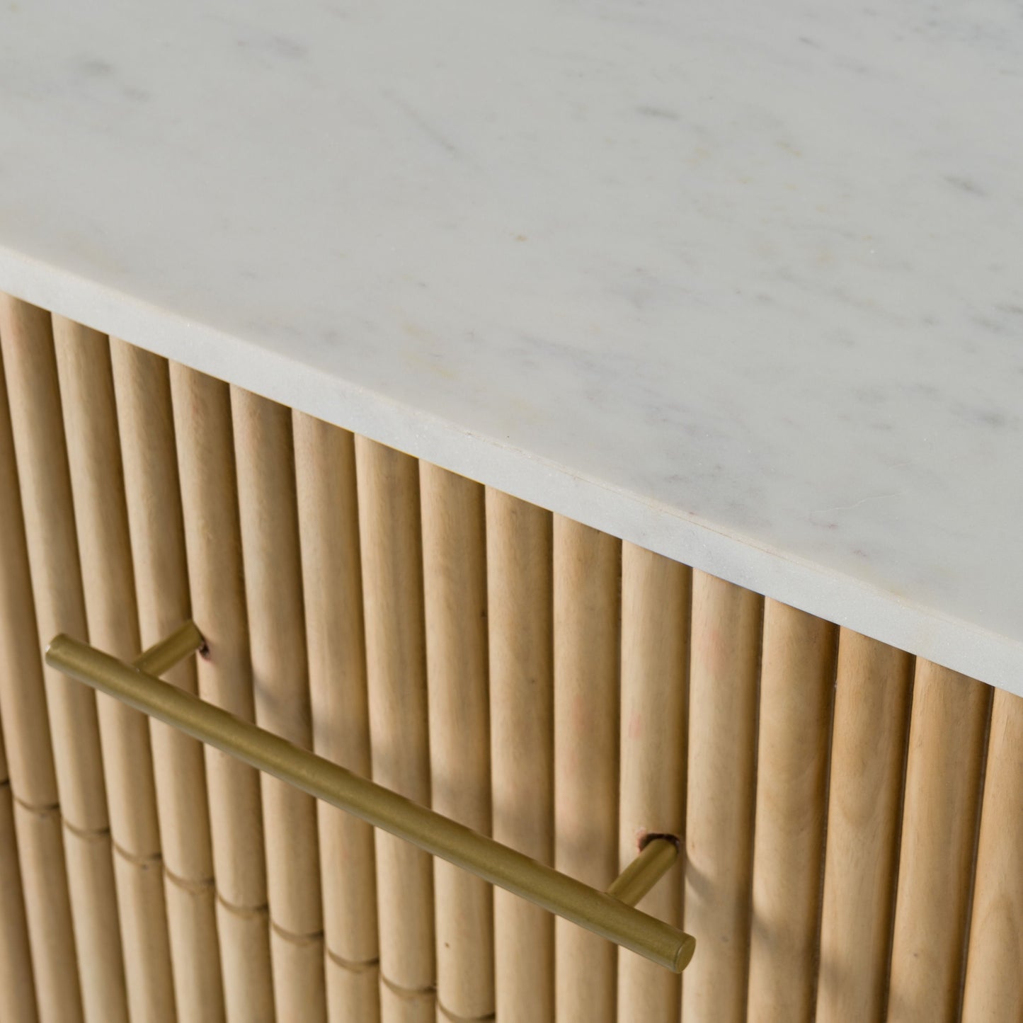 Modrest Cambridge White Marble Mango 3 Drawer Dresser A Stunning Fusion of Natural Elegance and Contemporary Design for Sophisticated Living Spaces