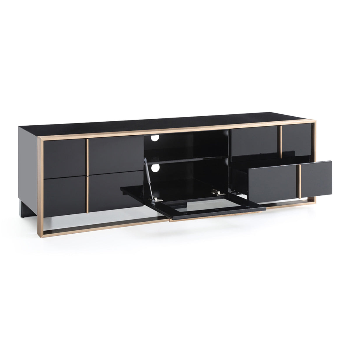 Cartier Black High Gloss TV Stand
