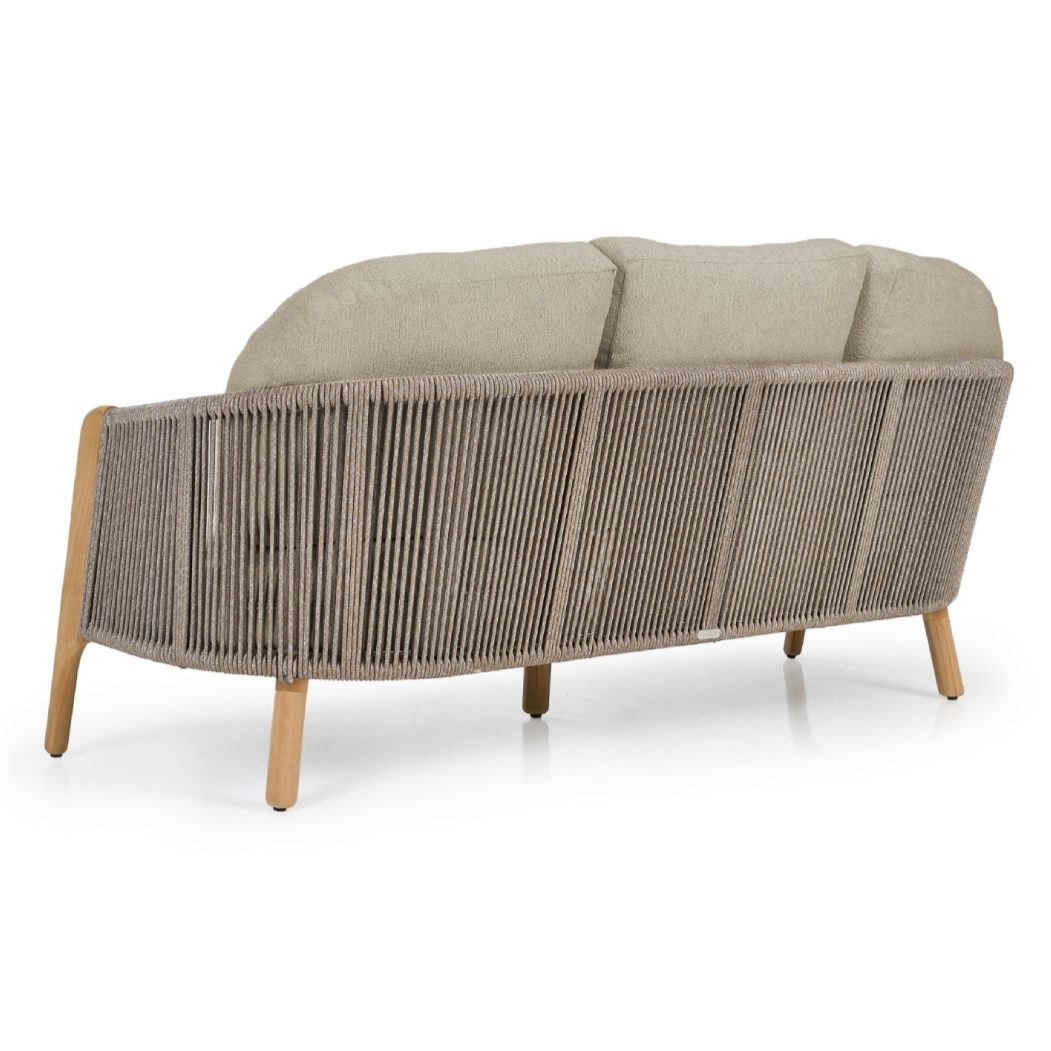 Cayman Outdoor Beige Teak Sofa Set