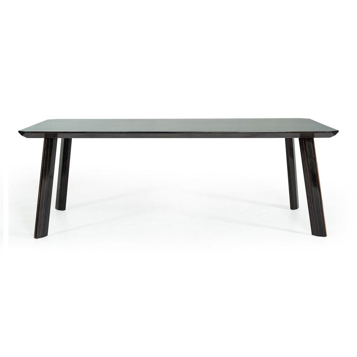 Chadwick Ebony and Rose Gold Dining Table