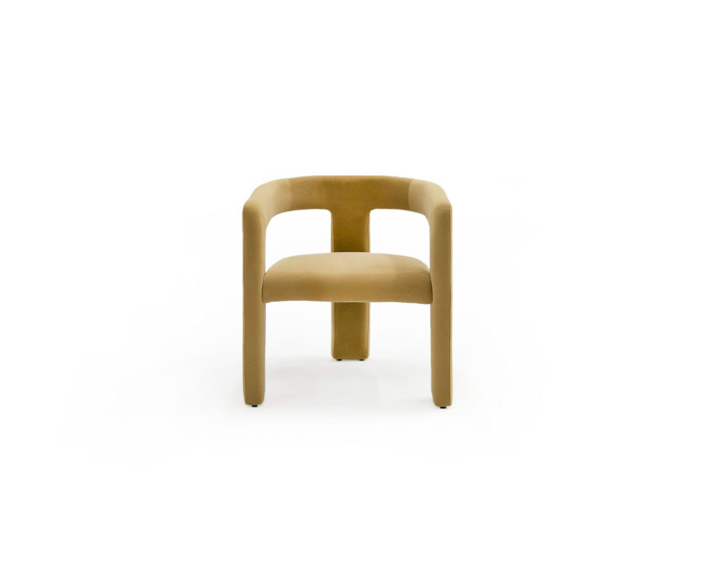 Modrest Cherish - Modern Tan Fabric Dining Chair