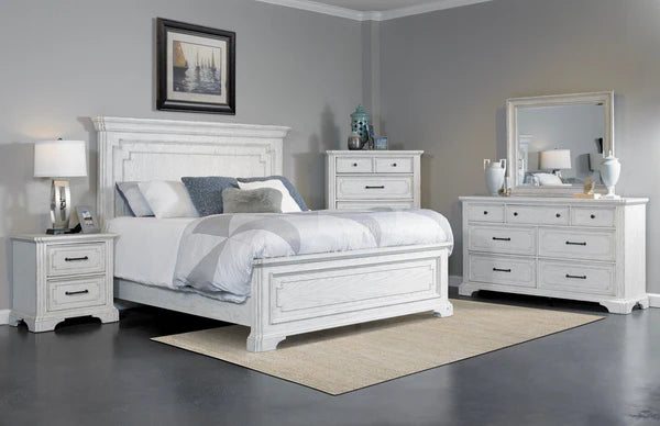 Clara White Mist Dresser & Mirror