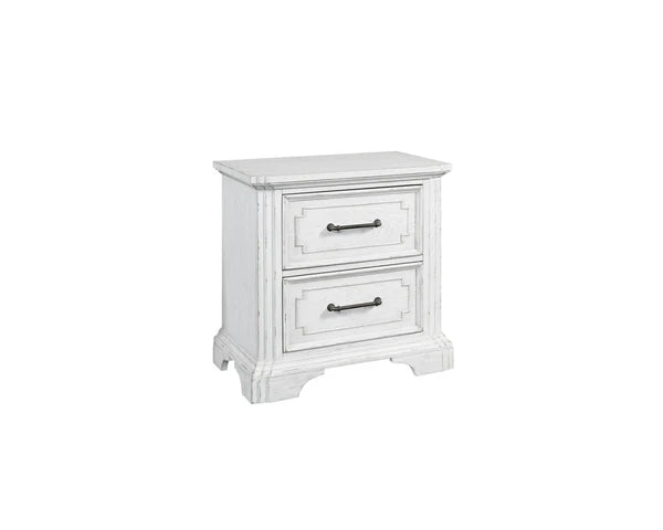 Clara White Mist Nightstand