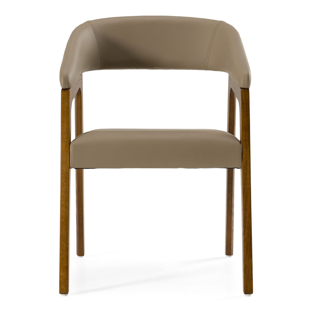 Clive Taupe and Walnut Dining Chair