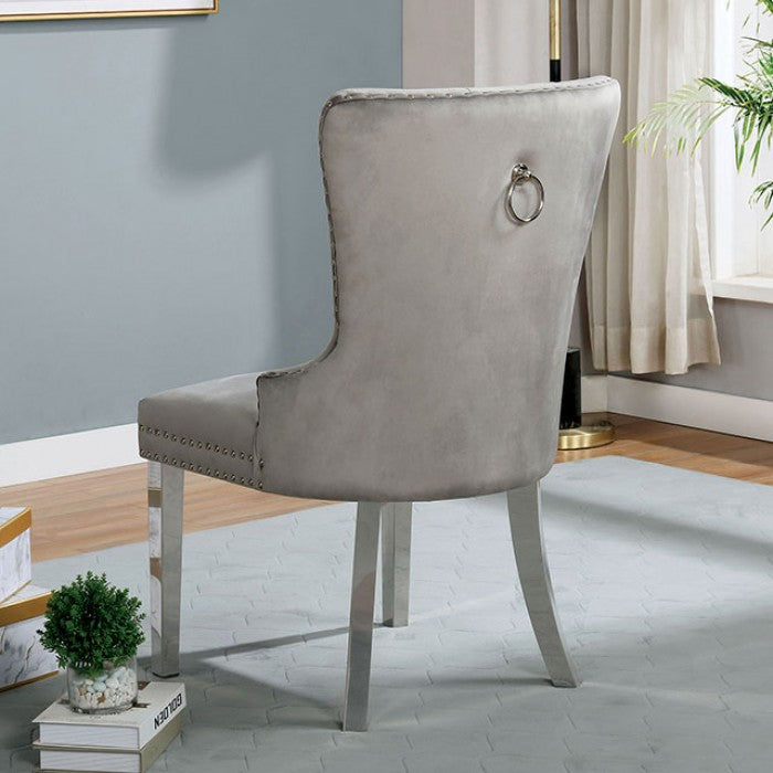 Jewett Contemporary Wingback Button Tufted Chair