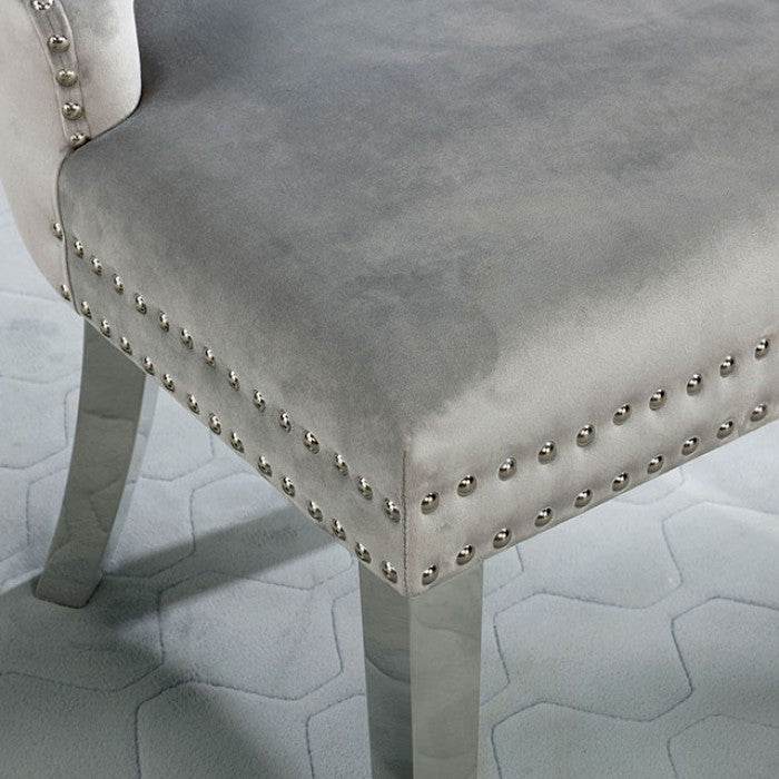 Jewett Contemporary Wingback Button Tufted Chair