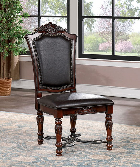 Picardy Traditional Solid Wood Side Chair