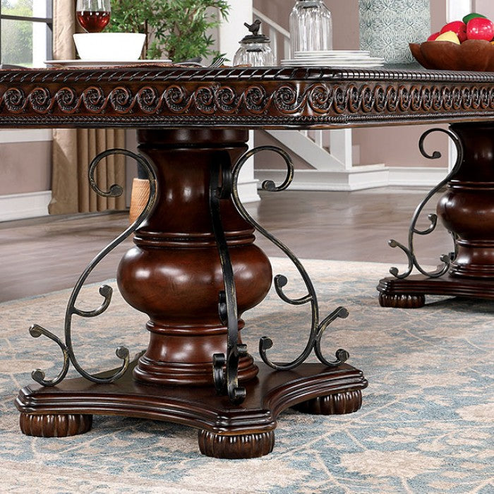 Picardy Traditional Solid Wood Dining Table