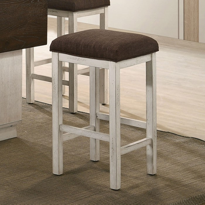 Bingham Rustic Solid Wood Wine Storage Counter HT Stool
