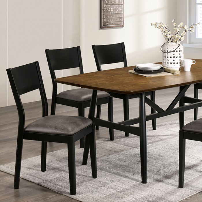 Oberwil Mid Century Modern Solid Wood Dining Table