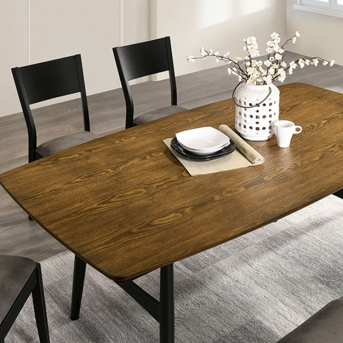 Oberwil Mid Century Modern Solid Wood Dining Table