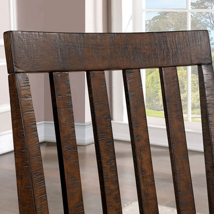 Fredonia Rustic Solid Wood Oak Counter HT Chair