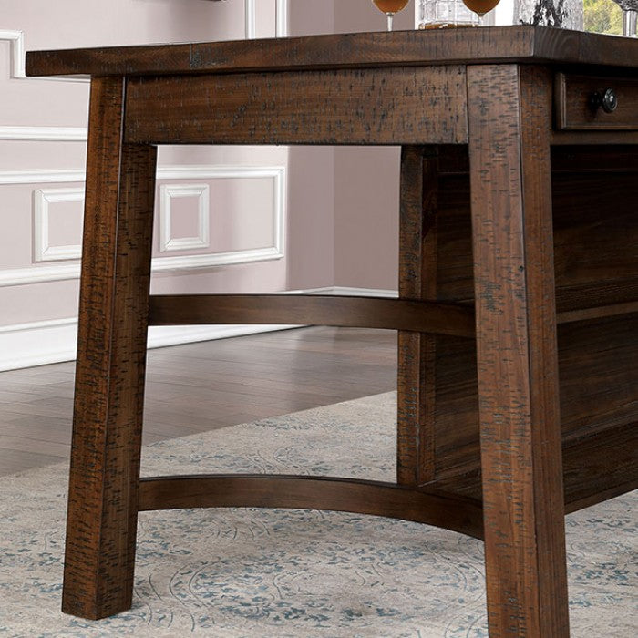 Fredonia Rustic Solid Wood Oak Dining Table