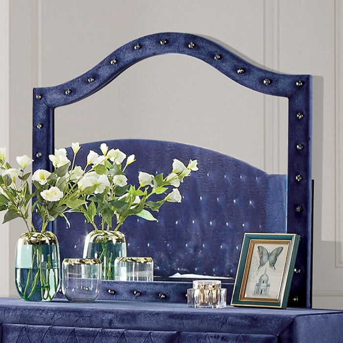 Alzir Tufted Upholstered Mirror