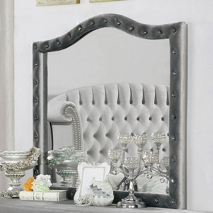 Alzir Tufted Upholstered Mirror