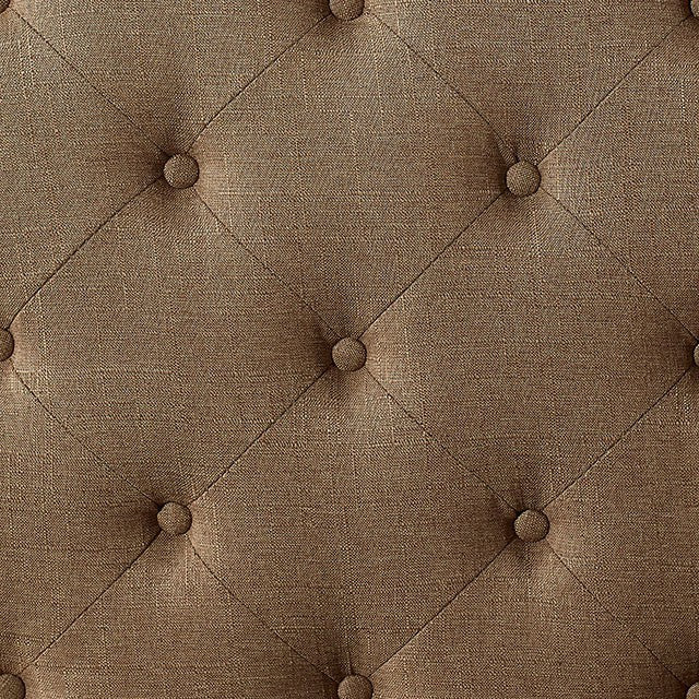 Carly Linen Fabric Solid Wood Bed