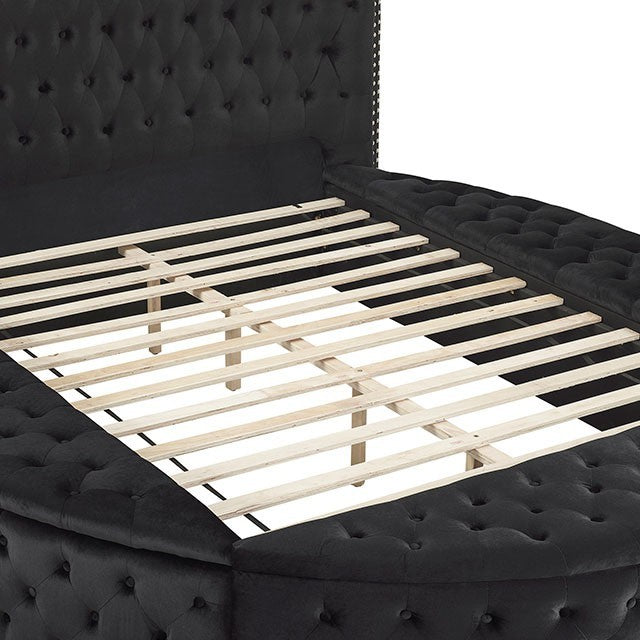 Delilah Button Tufted Upholstered Bed