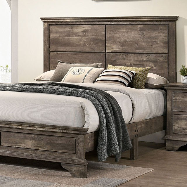 Fortworth Transitional Solid Wood Bed
