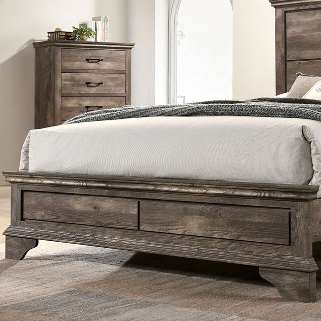 Fortworth Transitional Solid Wood Bed
