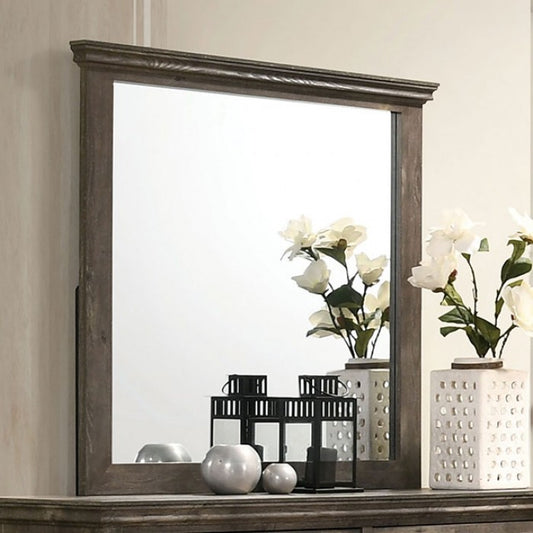 Fortworth Transitional Solid Wood Mirror