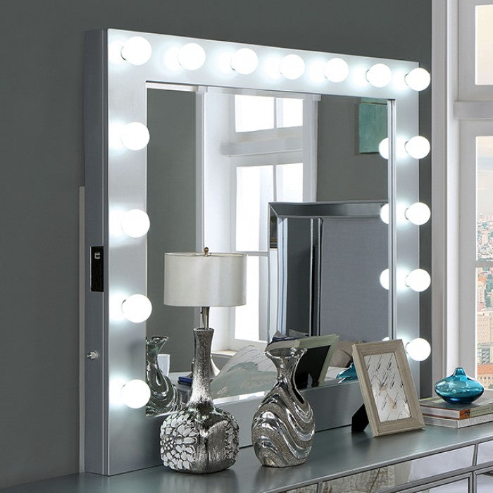 Belladonna Glam Mirror Solid Wood Mirror