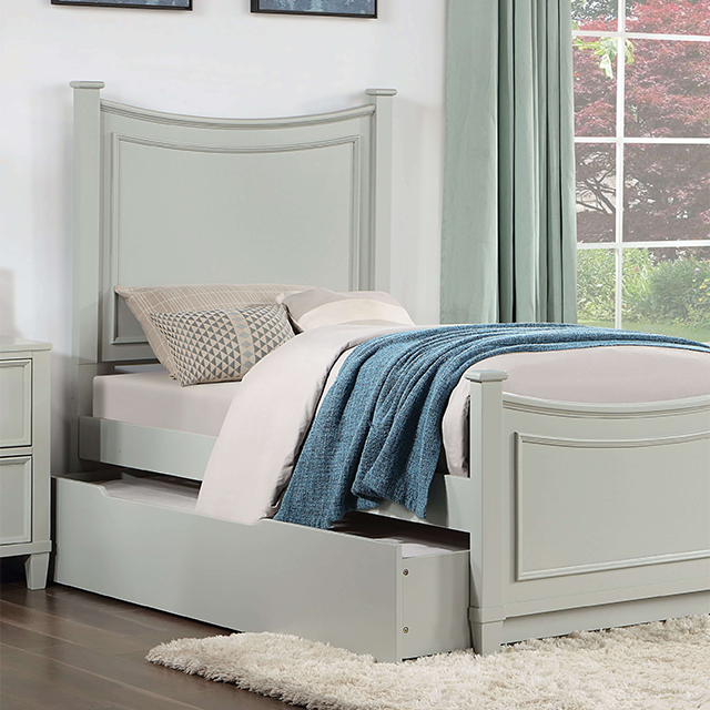 Lycorida Transitional Gray Bed