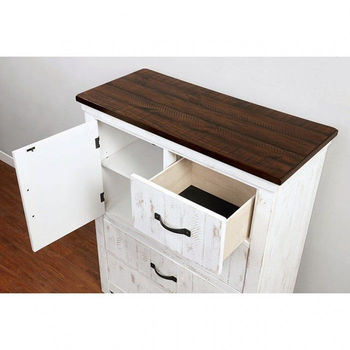 Alyson Transitional Solid Wood Arched Chest