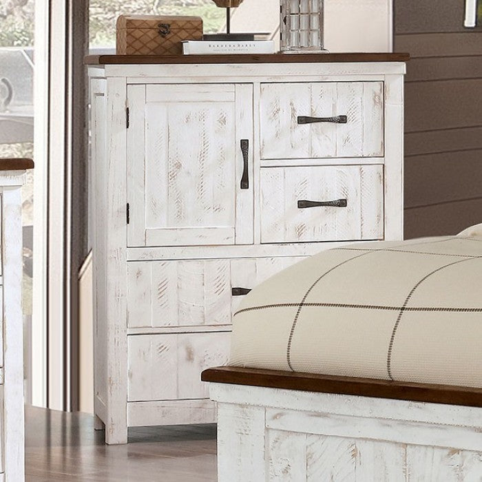 Alyson Transitional Solid Wood Arched Chest