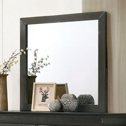 Louis Philippe Transitional Solid Wood Mirror