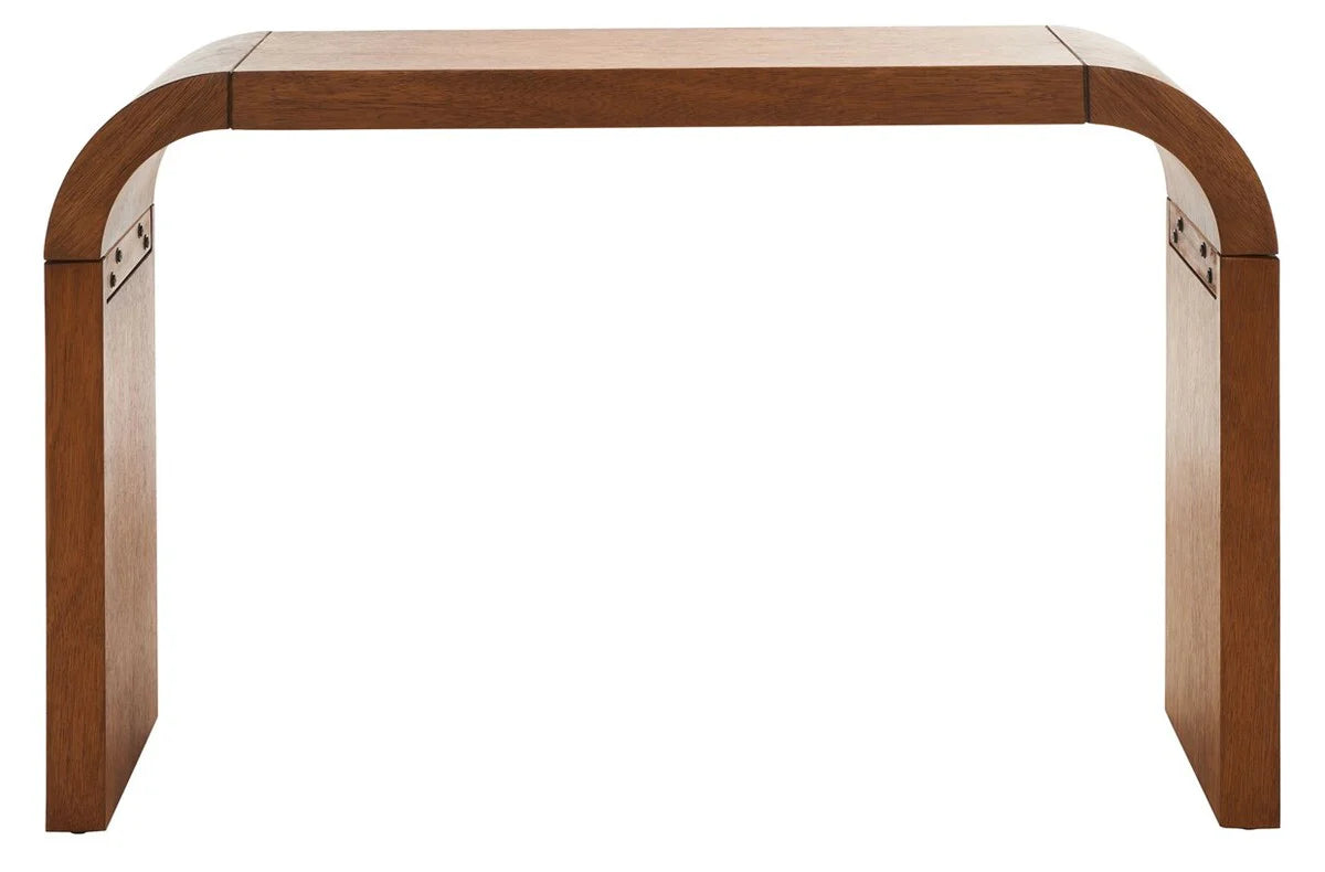 Liasonya Curved Console Table - Elegant and Modern Accent for Your Entryway or Living Room