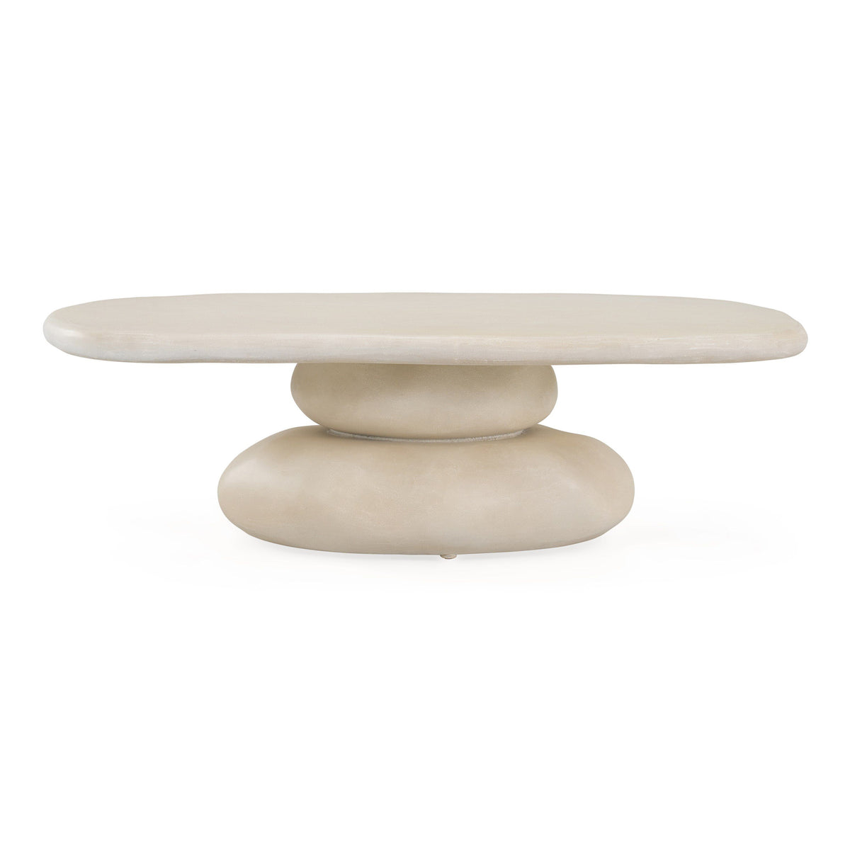 Coates Modern Beige Fiberform Coffee Table