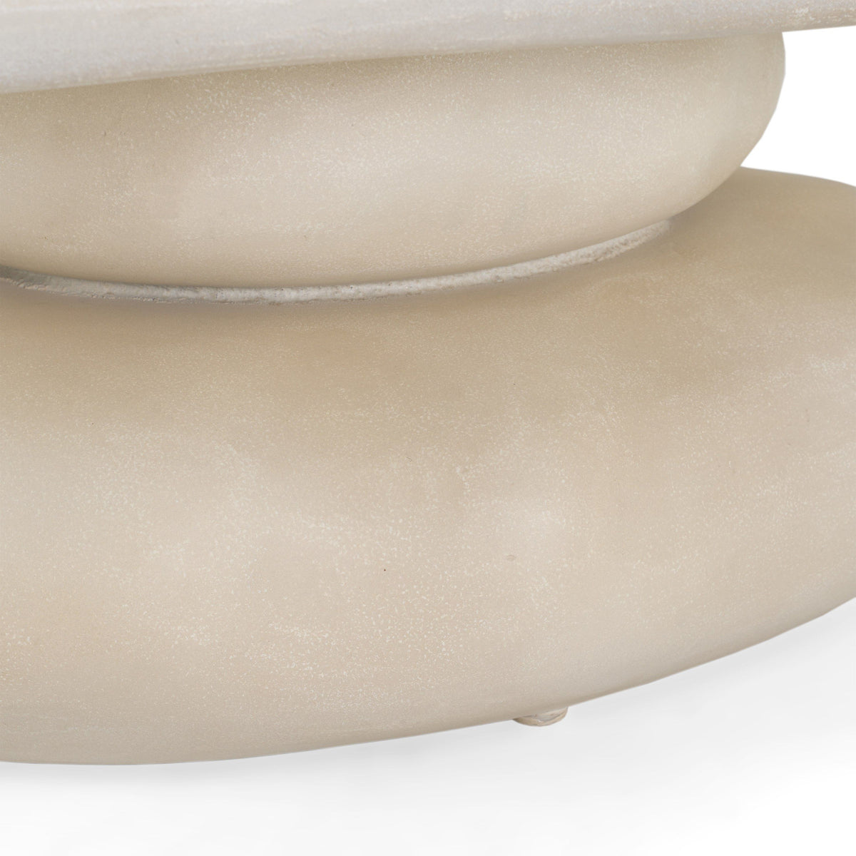Coates Modern Beige Fiberform Coffee Table
