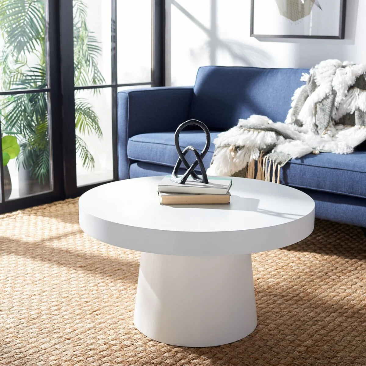 Jaria Paper Mache Coffee Table - Unique and Artistic Centerpiece for Your Living Room