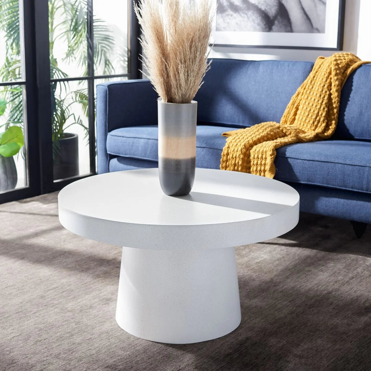 Jaria Paper Mache Coffee Table - Unique and Artistic Centerpiece for Your Living Room