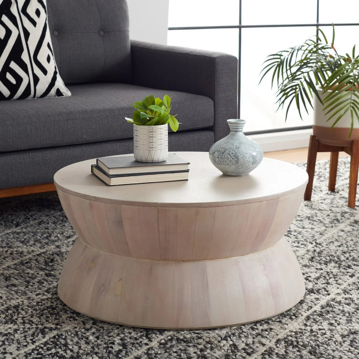 Alecto Sculptural Coffee Table - Artistic and Contemporary Centerpiece for Your Living Room