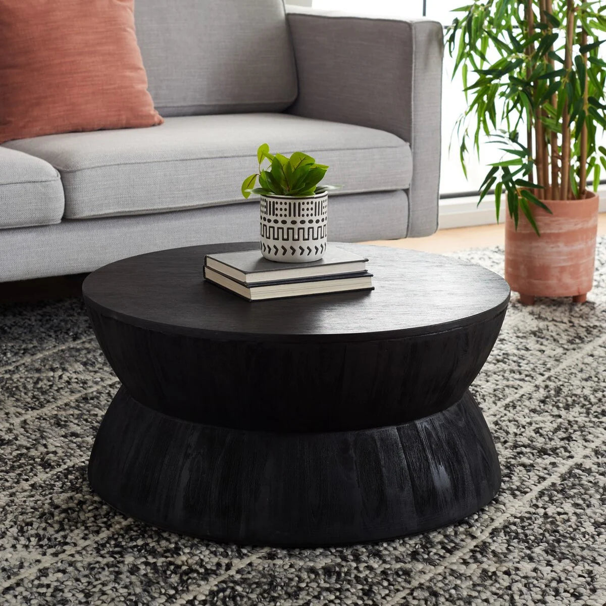 Alecto Sculptural Coffee Table - Artistic and Contemporary Centerpiece for Your Living Room