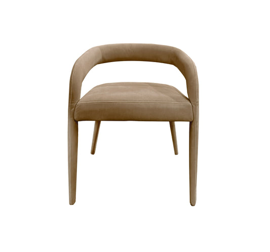 Modrest Mundra Dining Chair β Modern Beige Fabric Design for Contemporary Dining Spaces