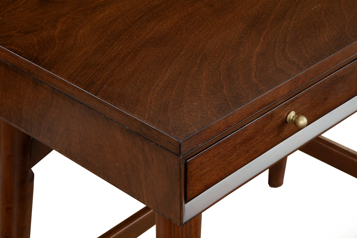 Flynn Mini Desk in Rich Walnut – Compact and Stylish Workspace for Modern Homes