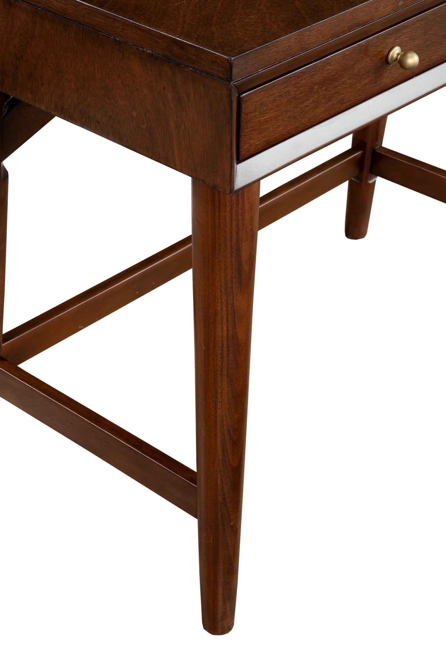 Flynn Mini Desk in Rich Walnut – Compact and Stylish Workspace for Modern Homes